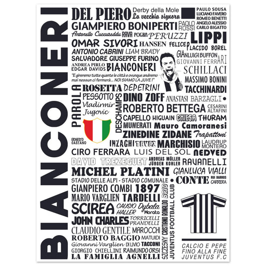 Affiche Juventus (en Aluminium)