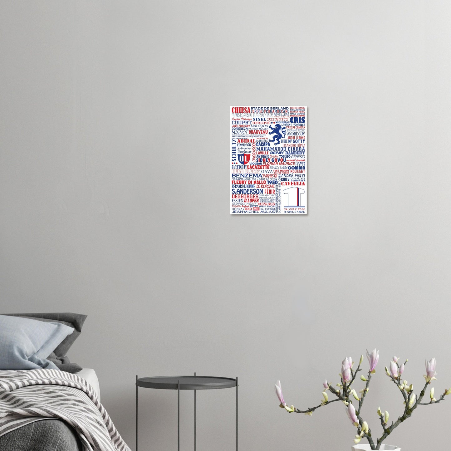 Affiche Olympique Lyonnais (sur papier)