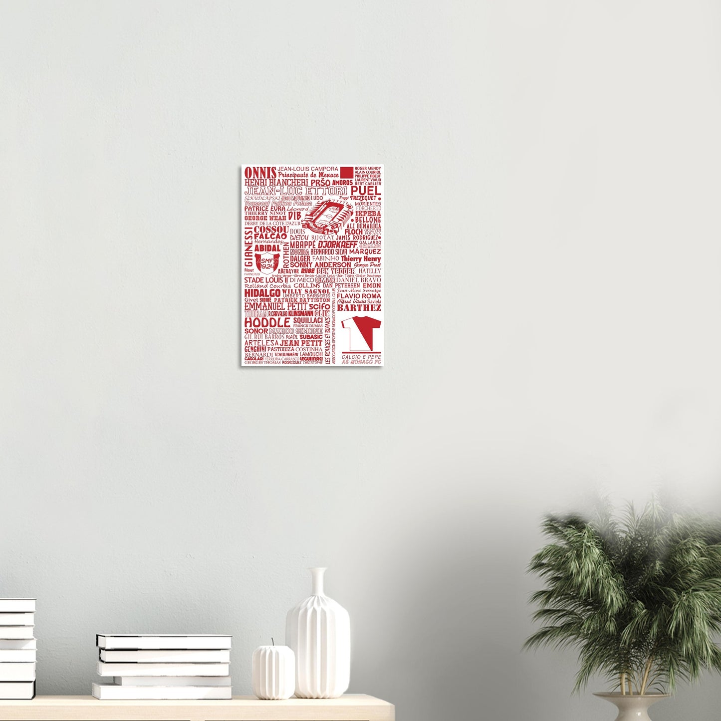 Affiche AS Monaco (sur papier)