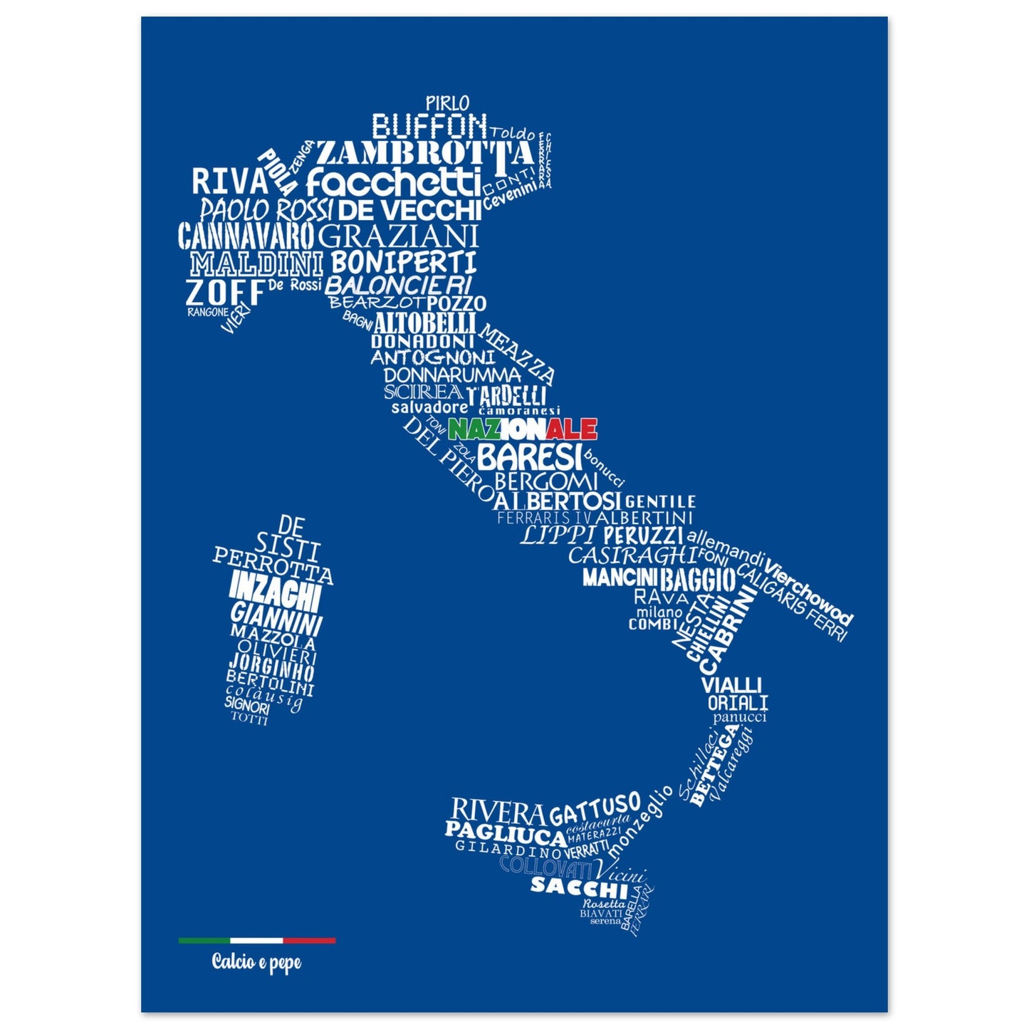 Affiche Nazionale (en Aluminium)