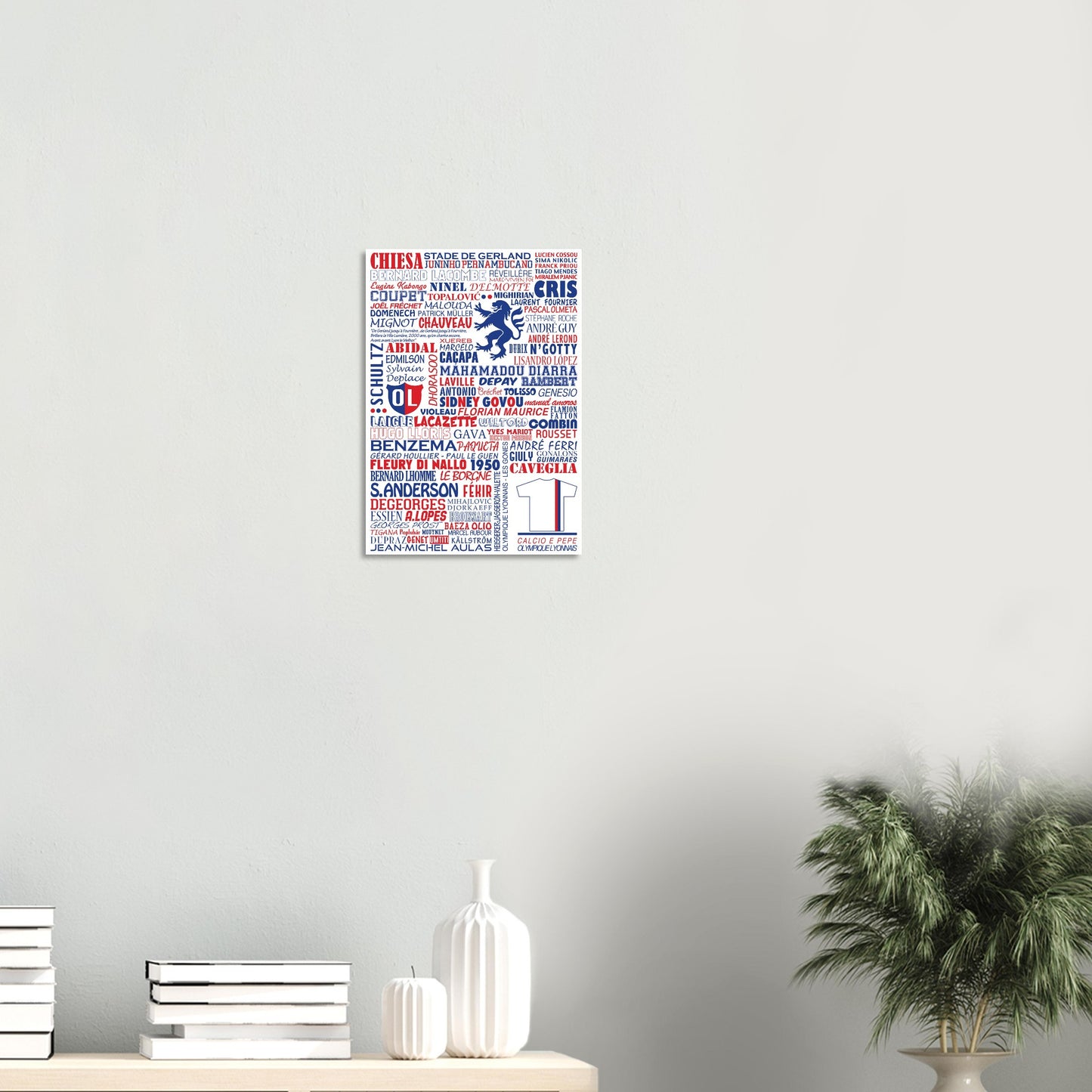Affiche Olympique Lyonnais (sur papier)