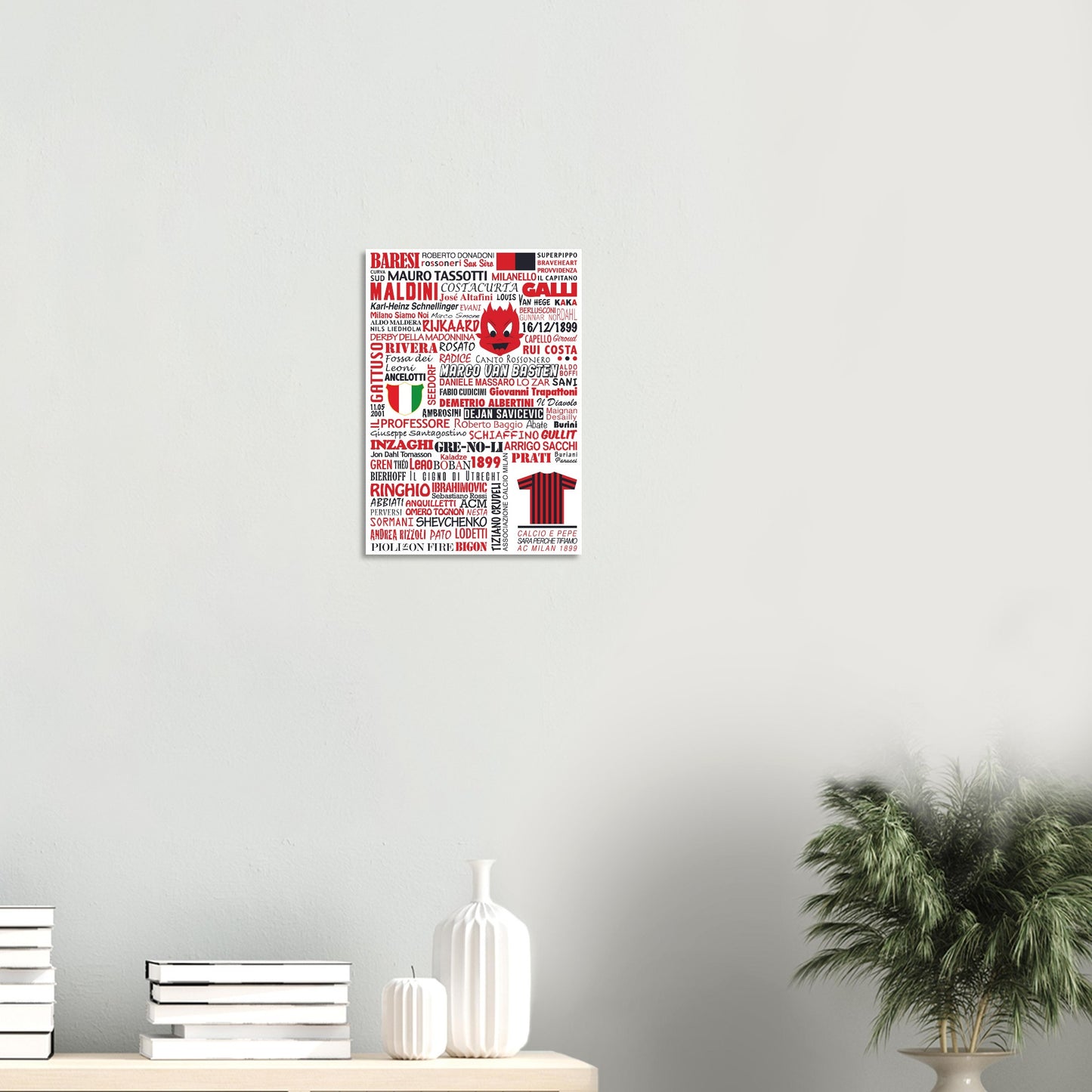 Affiche AC Milan (sur papier)