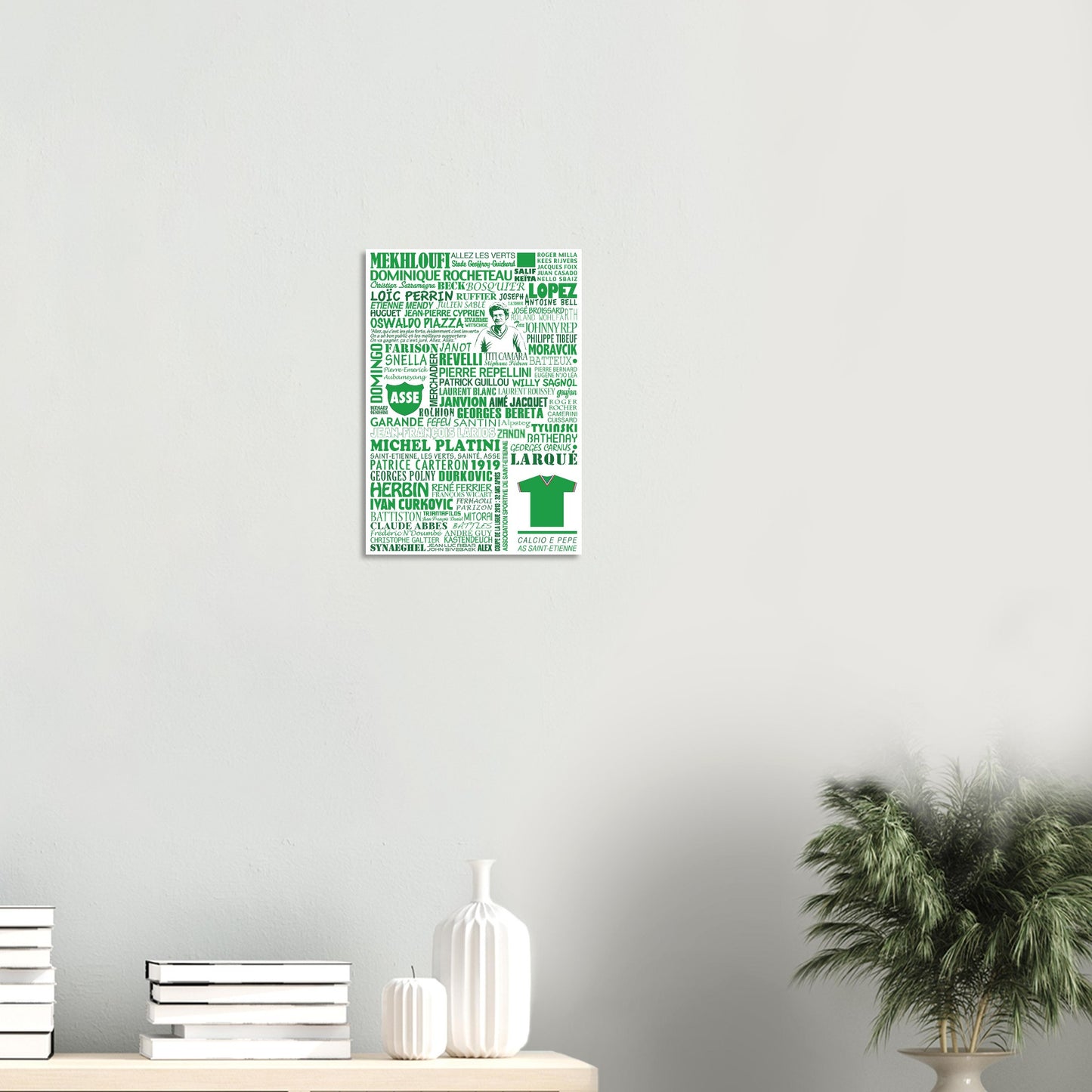 Affiche AS Saint-Etienne (sur papier)